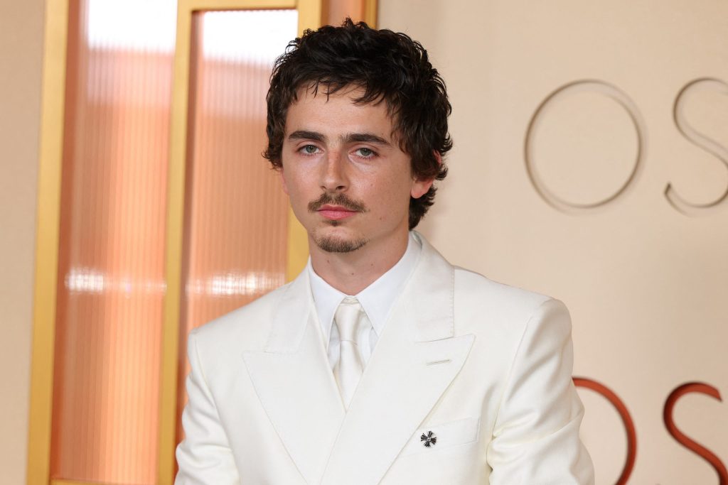 É #FAKE que Timothée Chalamet caiu no tapete vermelho do Oscar; foto mostra queda de intruso no Festival de Cannes de 2011