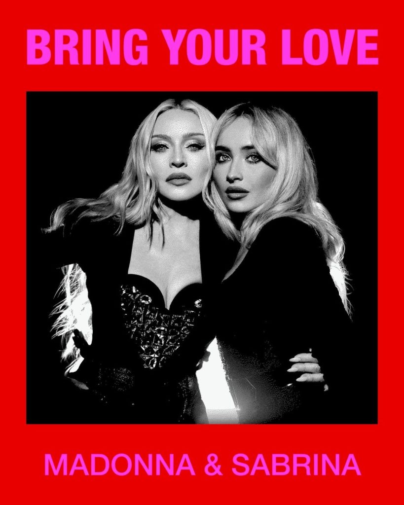 Madonna anuncia single com Sabrina Carpenter