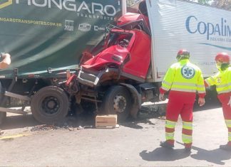 Vítimas de acidente envolvendo caminhões na BR-153 são identificadas