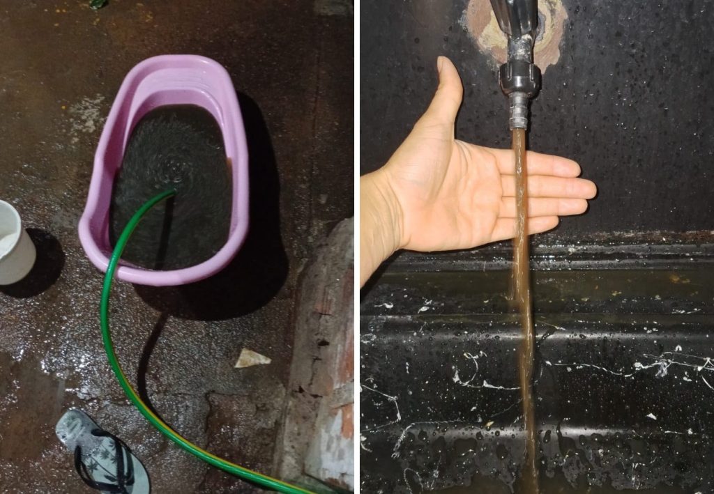 Moradores registram água marrom nas torneiras em cidade do TO; VÍDEO
